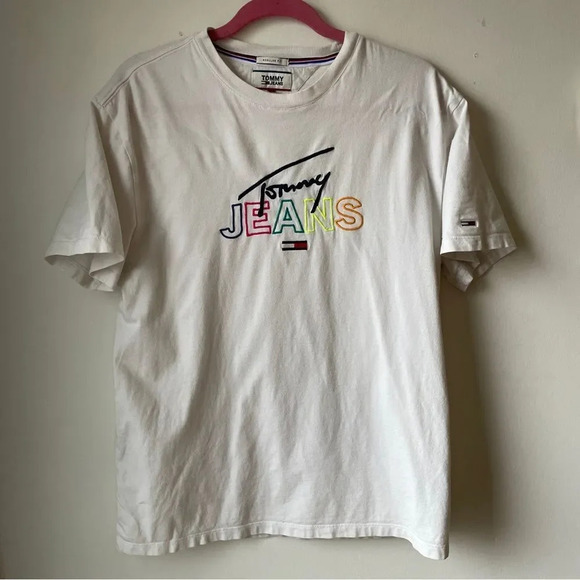 Vintage white Tommy ‎ Hilfiger tee - Picture 5 of 6